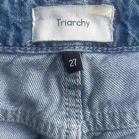 TRIARCHY-High Rise Wide Leg Jean Size 27 - Picture 7 of 8